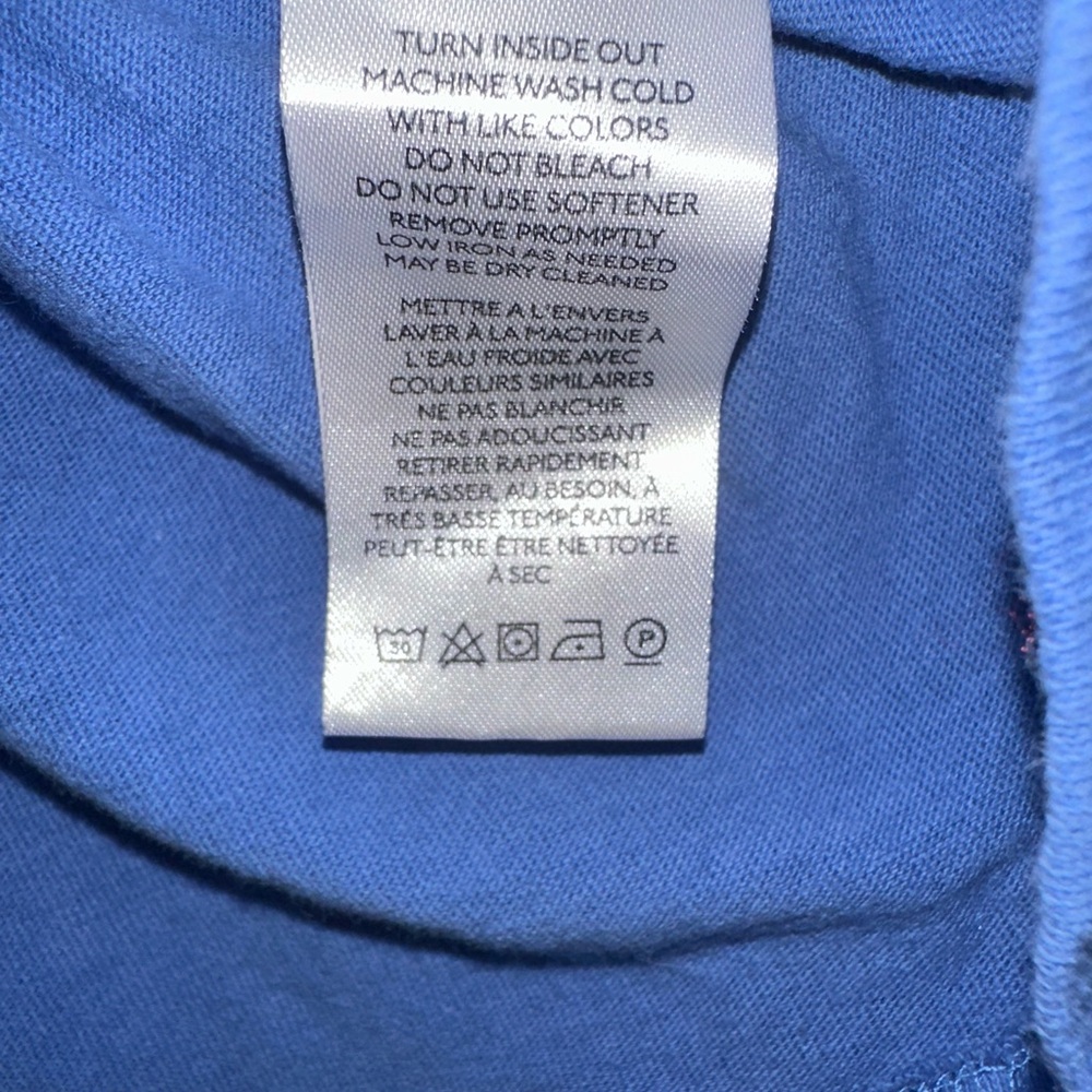 Urban Outfitters Blue Sweatshirt with Patterned Sleeves NWOT - Picture 6 of 6
